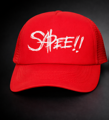 gorra sapee roja malla trucker