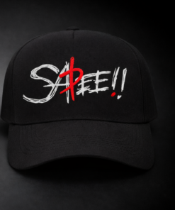 gorra sapee negra drill tejido 3d