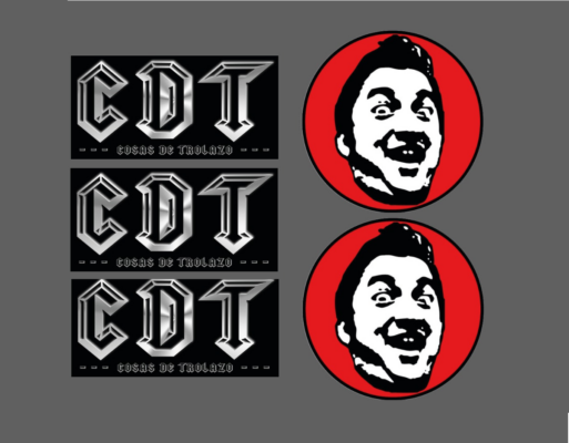 set 6 stickers